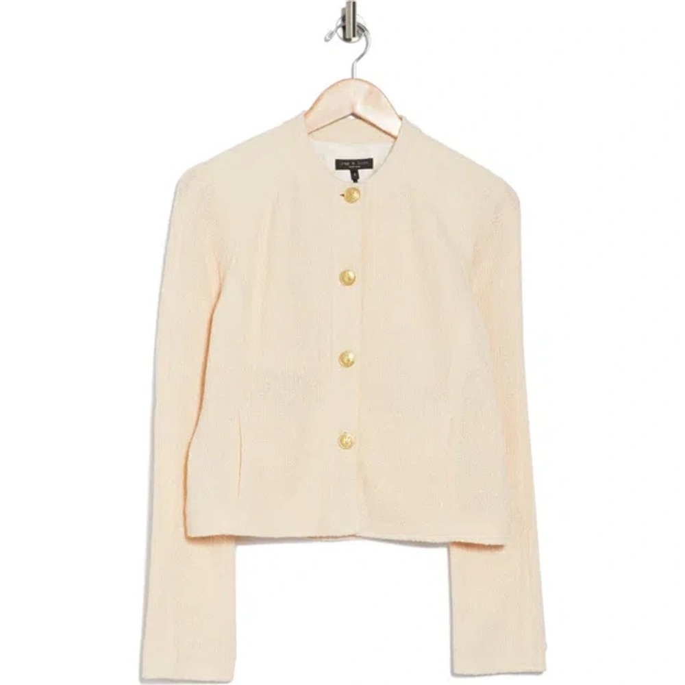 🔥🔥🔥NEW Rag & Bone Carol Jacket Ecru - Picture 2 of 8